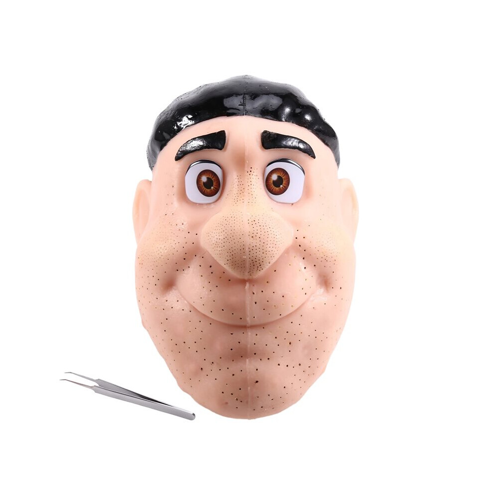 Tauoh Pimple Popping Toy With Tweezers Anxiety Stress Relief Acne Popping Blackhead Removal Decompression Sensory Toy