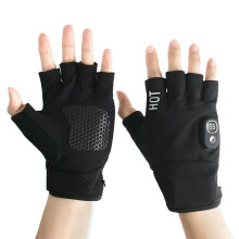 Vingerloze Verwarmde Handschoenen, USB-Oplaadbaar, Winterse Winddichte Thermische Handschoenen voor Buiten Fietsen en Hardlopen