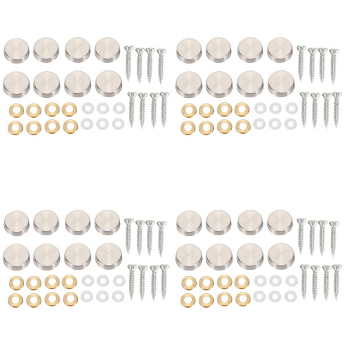 Bouchon à Vis en Acier Inoxydable de 16 Mm (32 PièCes)
