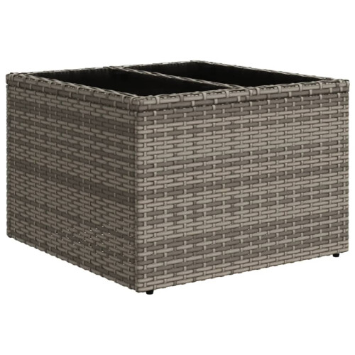 VidaXL vidaXL 11-tlg. Garten-Sofagarnitur mit Kissen Grau Poly Rattan 2