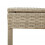 VidaXL vidaXL Sonnenliege mit Dach und Tisch Hellgrau Poly Rattan 10