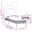 VidaXL vidaXL Sonnenliege mit Dach und Tisch Hellgrau Poly Rattan 11