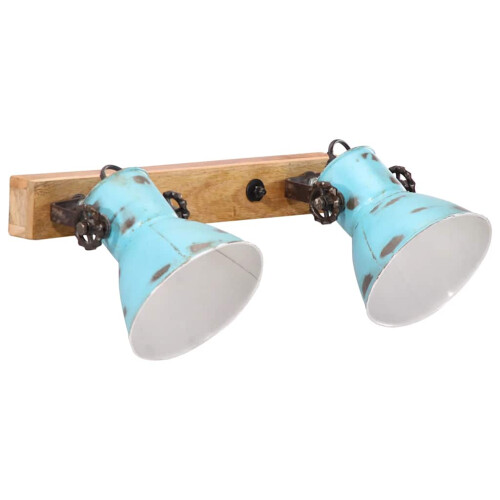 VidaXL vidaXL Wall Lamp 25 W Distressed Blue 45x25 cm E27 1