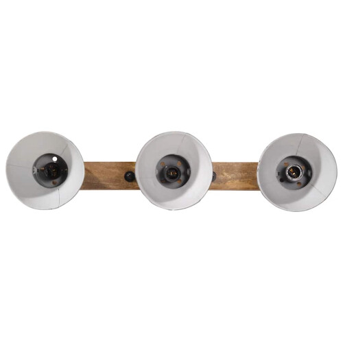 VidaXL vidaXL Wall Lamp 25 W Distressed Blue 65x25 cm E27 2