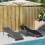 VidaXL vidaXL Sonnenliegen 2 Stk. mit Tisch Hellgrau Poly Rattan 3
