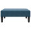 VidaXL vidaXL Fußhocker Blau 77x55x31 cm Samt 4