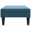 VidaXL vidaXL Fußhocker Blau 77x55x31 cm Samt 5