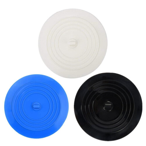 EGYMEN Silicone Drain Stopper White for Kitchen Bathtub 2