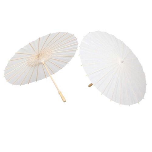 Parapluies papier bambou pour mariage, 10 pièces 2
