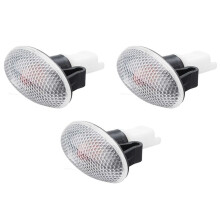 3X para 206 407 607 Sinalizador Lado Marcador Luz Repetidora Lâmpada Indicadora 632574