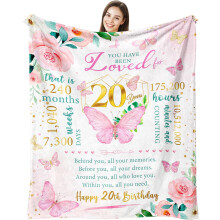 Couverture d'anniversaire pour adolescents 60x50 pouces