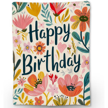 Couverture d'anniversaire douce et moelleuse en flanelle, 152 x 127 cm