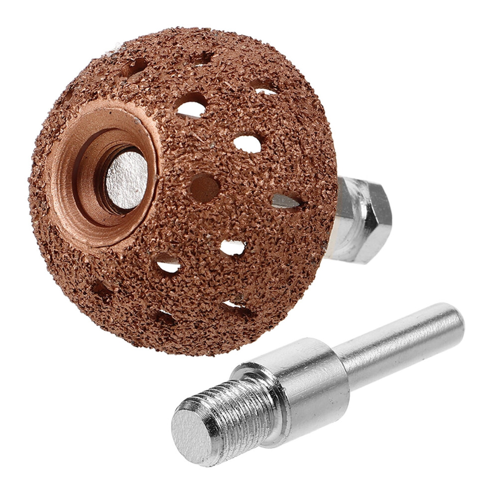 1 Pair Tungsten Steel Alloy Bowl Shaped Tire Buffing Wheel For Repair Tool 2.2X1.6x1.6in 9489952046358