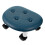 Compact Dark Rolling Stool with Plastic Seat, Lightweight and Easy to Move for Home and Office Use 1
