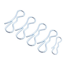 MUSEYA 5Pcs Alloy Steel Cotter Pins Solid Durable Split Locking Pins