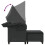 VidaXL vidaXL Garden Sofa | Black 8
