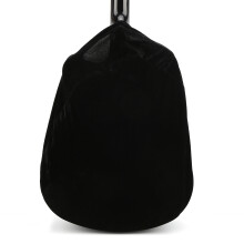 Black Flannel Guitar Dust Cover for Acoustic & Classical Cutaways