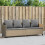 VidaXL vidaXL Sonnenliege mit Kissen Beige Poly Rattan 2