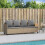 VidaXL vidaXL Sonnenliege mit Kissen Beige Poly Rattan 3