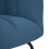 VidaXL vidaXL Schaukelstuhl Blau Stoff 3