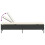 VidaXL vidaXL Sonnenliege mit Auflage Schwarz Poly-Rattan 6