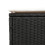 VidaXL vidaXL Sonnenliege mit Auflage Schwarz Poly-Rattan 7