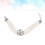 Parel Halsband Wit Met Imitatie Roos, Vier Design 5