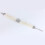 Parel Halsband Wit Met Imitatie Roos, Vier Design 6