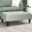VidaXL vidaXL Fußhocker Hellgrau 77x55x31 cm Samt 2