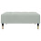 VidaXL vidaXL Fußhocker Hellgrau 77x55x31 cm Samt 4