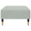 VidaXL vidaXL Fußhocker Hellgrau 77x55x31 cm Samt 5
