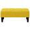 VidaXL vidaXL Fußhocker Gelb 77x55x31 cm Samt 3