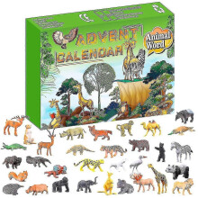 Christmas 24 Number Countdown Animal Blind Box, Advent Christmas Gift for Children - PJ