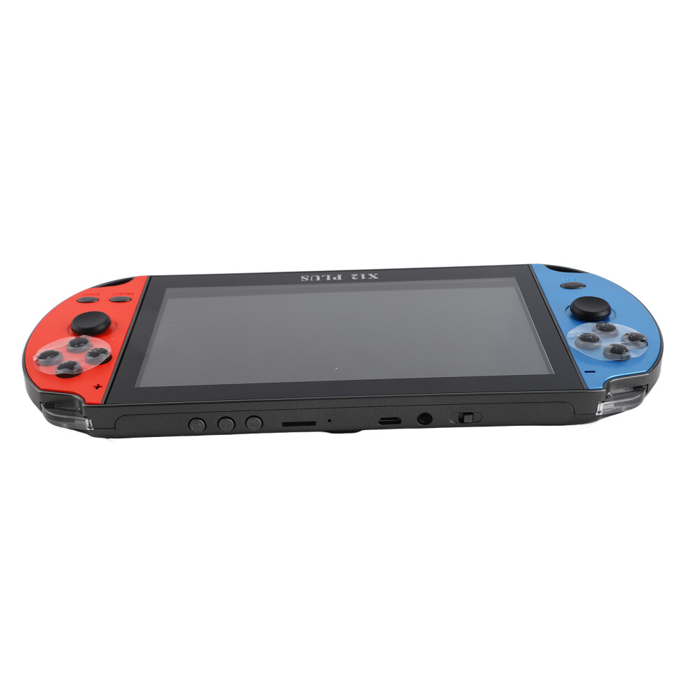 X12 Plus 7-Inch 1000+ Games Handheld Game Console 16Gb & Blue/Red 8141379635027