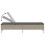 VidaXL vidaXL Sonnenliege mit Tisch und Auflage Hellgrau Poly Rattan 7