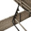 VidaXL vidaXL Sonnenliege mit Tisch und Auflage Hellgrau Poly Rattan 8