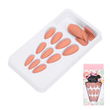 24PCS Long Full Cover False Nails AI Color Art DIY Salon F128