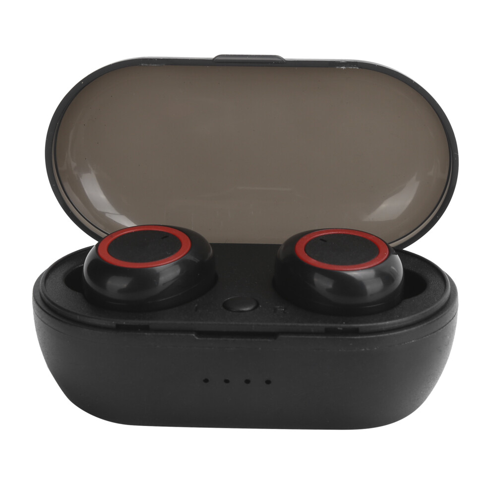 Y50 Wireless Bluetooth Earbuds 55Mah, 450Mah Charging Box, Black/Red 9491391917489