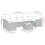 VidaXL vidaXL 8-tlg. Garten-Sofagarnitur mit Kissen Hellgrau Poly Rattan 3