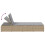 VidaXL vidaXL Sonnenliege mit schwebender Auflage Beige Poly Rattan 9