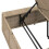 VidaXL vidaXL Sonnenliege mit schwebender Auflage Beige Poly Rattan 10