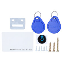 125KHz RFID Cabinet Lock - No Drill, White, 8.6x6.3x2.8cm