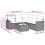 VidaXL vidaXL 6-tlg. Garten-Sofagarnitur mit Kissen Hellgrau Poly Rattan 2
