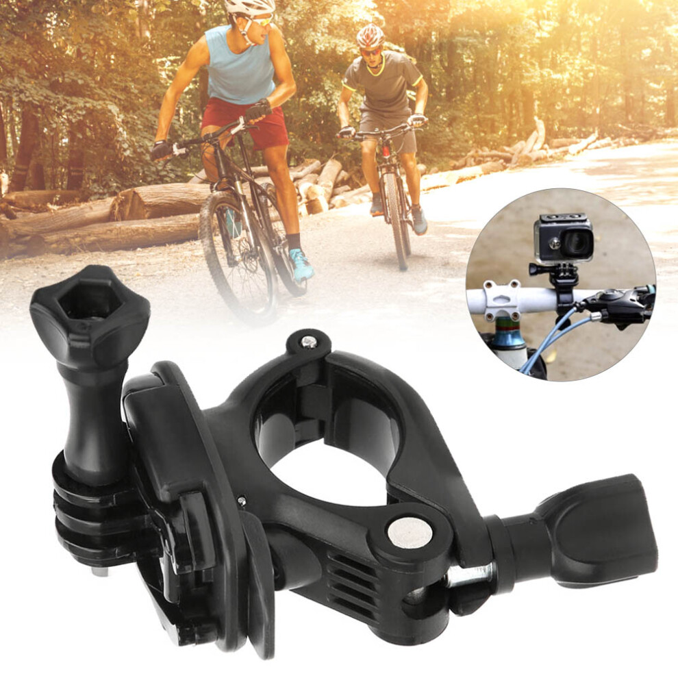 Bike Handlebar Clamp For Action Camera 360 Rotating Pole At673 8451391919976
