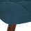 VidaXL vidaXL Schaukelstuhl mit Hocker Blauer Samt 9