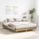 VidaXL vidaXL Bed Frame | Artisan Oak | Engineered Wood, Solid Eucalyptus Wood | Double 3