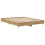 VidaXL vidaXL Bed Frame | Artisan Oak | Engineered Wood, Solid Eucalyptus Wood | Double 4