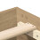 VidaXL vidaXL Bed Frame | Artisan Oak | Engineered Wood, Solid Eucalyptus Wood | Double 8
