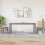 VidaXL vidaXL 3 Piece Dining Set PANAMA Grey Solid Wood Pine 3
