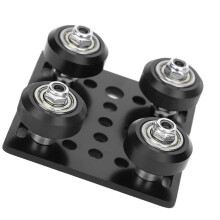 V Type Gantry Plate Black for 3D Printer Aluminum Profiles 2020 Standard